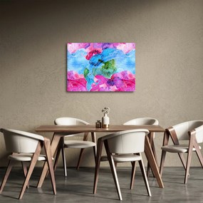 Kép - Színes hullámok (70x50 cm)
