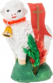 Húsvéti bárány figura Húsvéti díszek Gipsz bárányok 6,5 cm