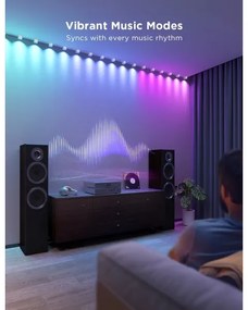 Govee - RGBIC LED Szalag Downlights 5m Wi-Fi