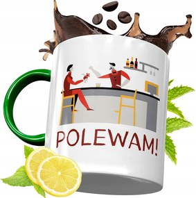 Zöld Bögre Csaposnak Születésnapi Ajándék Nyomtatott Fotóval