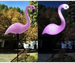 Napelemes kerti lámpa - flamingó Gardlov 21151