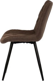 Étkezőszék, barna, szövet, CT-382 BR2