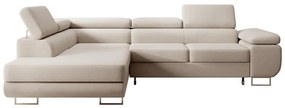 Sarokkanapé Stiletto (B) (bézs + ezüst). Akció -15%. 1099720