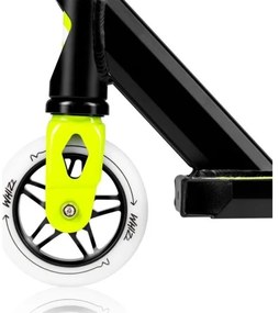 Lionelo - Gyermek roller WHIZZ fekete/fehér/sárga