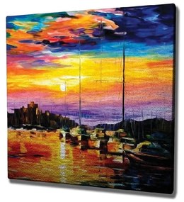 Vászon fali kép Leonid Afremov másolat, 45 x 45 cm