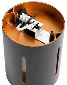 Design mennyezeti lámpa fekete arannyal belül - Yana