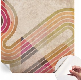 Dekoratív öntapadós fotótapéta Hálószobába Geometrikus vonalak 250x250