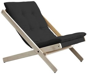 Boogie Dark Raw/Grey szürke összecsukható fotel - Karup Design