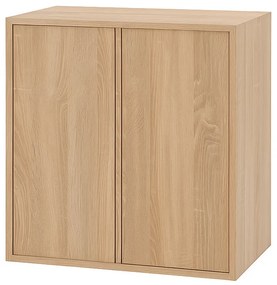 Boxie 2 ajtós fali szekrény 80x80x37 cm sonoma tölgy