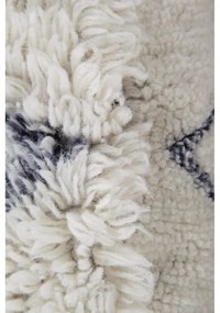 Fehér gyapjú puff Berber Soul – Lorena Canals