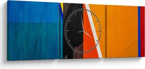 Kép - Geometria (órával) (90x30 cm)