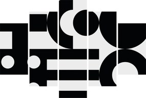 Kép - Geometriai absztrakció N⁰3 (150x105 cm)