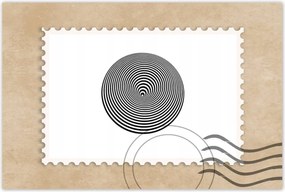 Poszterek 60x40 Absztrakt fekete-fehér