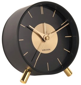 Ébresztőóra ø 11 cm Gold Disc – Karlsson