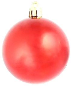 100 darabos piros karácsonyi gömb készlet 3/4/6 cm