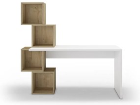 Íróasztal tölgyfa dekorral 60x154 cm Cubik – Marckeric