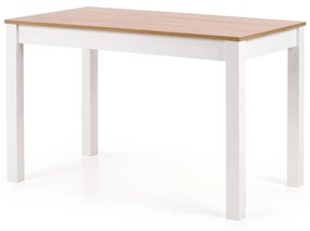 Étkezőasztal Kymberly (szonoma tölgy + fehér) (4 fő részére, székek nélkül). 770745