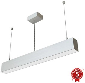 APLED - LED Csillár zsinóron LOOK LED/23W/230V 4000K 60 cm ezüst