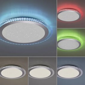 Leuchten Direkt 15411-2 - RGB LED dimm. mennyezeti lámpa CYBA 26W/230V +DO