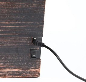 Modern LED kandalló lángutánzással SP-35 - 60x37 cm - réz