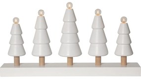 Fehér karácsonyi fénydekoráció Skog – Star Trading