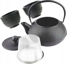 Öntöttvas Imbrky 800 Ml-es Teafőző 2 Db Teáscsésze Acél Szűrő Szett