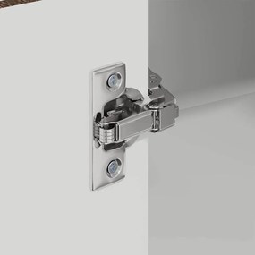 Fali konyhaszekrény ajtóval Barna Tölgy 57 x 57 x 80 cm Faanyag