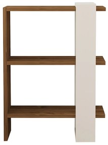 Könyvtár Gaye Walnut White