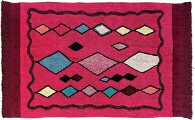 Lorena Canals Assa pamut szőnyeg 120x185 cm piros, kézzel hímzett