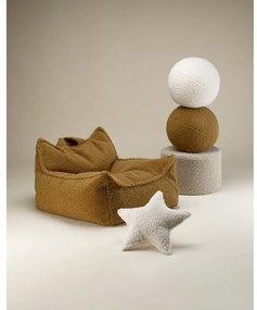 Barna buklé gyerek babzsákfotel Chair – Wigiwama