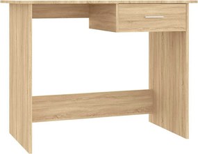 vidaXL sonoma tölgy színű szerelt fa íróasztal 100 x 50 x 76 cm