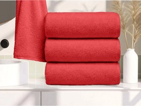 Fürdőlepedő NORIELLE 70x140 cm piros, 100% pamut