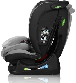 Lionelo - Autósülés AART i-Méret 40-150 cm fekete/szürke