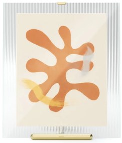 Aranyszínű üveg álló képkeret 26x30,5 cm Flute – Umbra