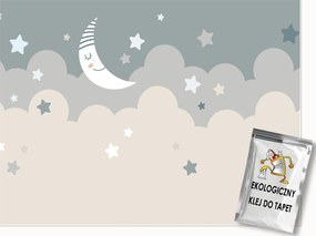 Fotótapéta Gyerekeknek Hold Csillagok Tapéta Gyerekszoba 250x175