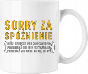 Késő bögre vicces fehér 330ml