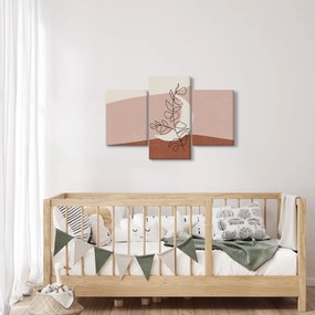 Kép - Boho levelek N⁰2 (90x60 cm)