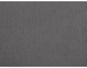 Sötétszürke kárpitozott ágyneműtartós-ágytámla nélkül franciaágy ágyráccsal 180x200 cm Inera – Bobochic Paris