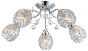 Globo 56689-5 - Felületre szerelhető csillár KORDULA 5xE14/40W/230V