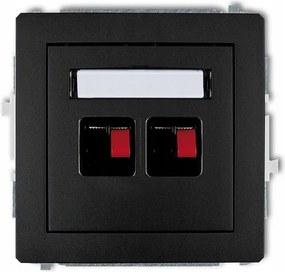 HangszĂłrĂł aljzat 2x fekete 12DGG-2 Deco Karlik