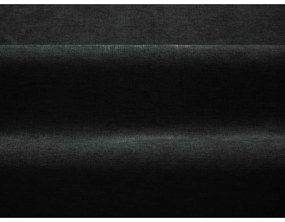 Fekete kárpitozott ágyneműtartós franciaágy ágyráccsal 140x200 cm Juno – Windsor &amp; Co Sofas