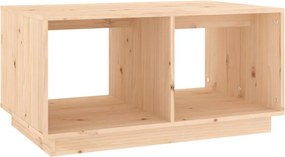 vidaXL tömör fenyőfa dohányzóasztal 80 x 50 x 40 cm