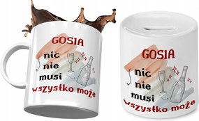 Gosi Bögre Ajándék persely szett fényképes nyomtatással