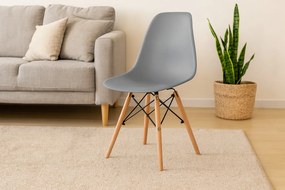 Modern Szék Fa Lábakkal 46 x 40 x 83,5 cm