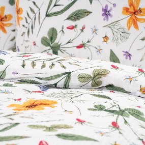 4Homet Wildflower Bliss krepp ágyneműhuza, 140 x 200 cm, 70 x 90 cm, 140 x 200 cm, 70 x 90 cm