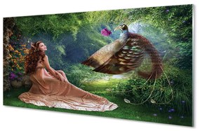 Akrilkép Fácán női erdő 125x50 cm
