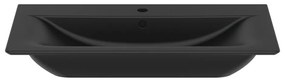 Matt fekete kerámia mosdókagyló 84x46 cm Silk Black – Ideal Standard