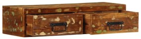 tömör újrahasznosított falra szerelhető TV-szekrény 80x30x19 cm