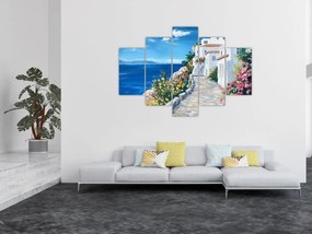 Kép - Sikátor a tenger mellett (150x105 cm)