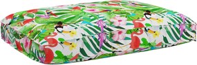 vidaXL Párna Virágos Sokszínű 120 x 80 x 12 cm Oxford Szövet